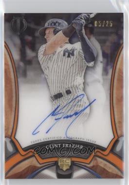 2018 Topps Tribute - League Inauguration Autographs - Orange #LA-CF - Clint Frazier /25