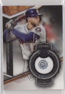 2018 Topps Tribute - Stamp of Approval Relics #SOA-GS - George Springer /150