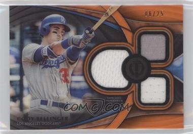 2018 Topps Tribute - Tribute Triple Relics - Orange #TTR-CB - Cody Bellinger /25