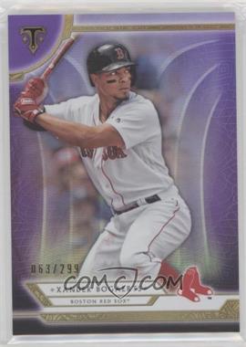 2018 Topps Triple Threads - [Base] - Amethyst #58 - Xander Bogaerts /299