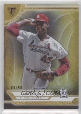 2018 Topps Triple Threads - [Base] - Gold #87 - Bob Gibson /99