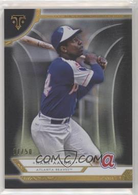 2018 Topps Triple Threads - [Base] - Onyx #63 - Hank Aaron /50