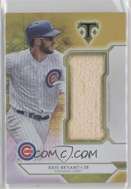 2018 Topps Triple Threads - Single Jumbo Relics - Gold #SJR-KB1 - Kris Bryant /9