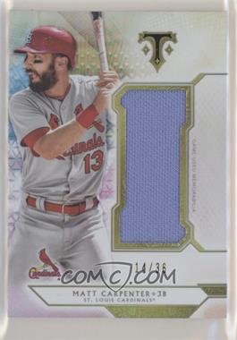 2018 Topps Triple Threads - Single Jumbo Relics #SJR-MCA3 - Matt Carpenter /36