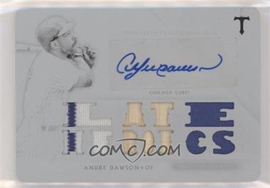 2018 Topps Triple Threads - Triple Threads Autographed Relics - White Whale Printing Plate Black #TTAR-AD1 - Andre Dawson /1