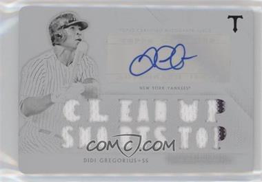 2018 Topps Triple Threads - Triple Threads Autographed Relics - White Whale Printing Plate Black #TTAR-DG4 - Didi Gregorius /1