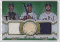 Cole Hamels, Joey Gallo, Adrian Beltre #/18