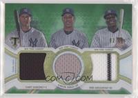 Gary Sanchez, Aaron Judge, Didi Gregorius #/18