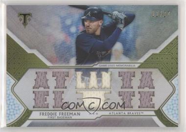 2018 Topps Triple Threads - Triple Threads Relics - Silver #TTR-FF2 - Freddie Freeman /27