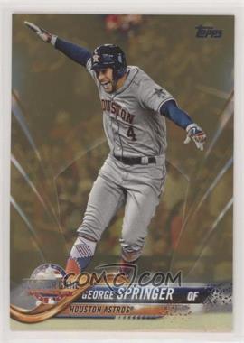 2018 Topps Update Series - [Base] - Gold #US121 - All-Star - George Springer /2018