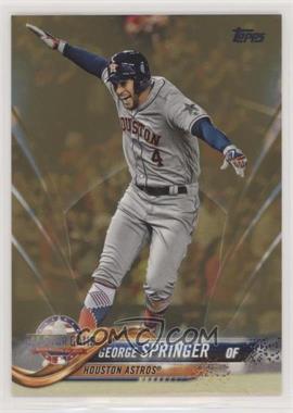 2018 Topps Update Series - [Base] - Gold #US121 - All-Star - George Springer /2018