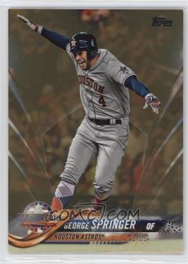 2018 Topps Update Series - [Base] - Gold #US121 - All-Star - George Springer /2018