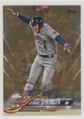 2018 Topps Update Series - [Base] - Gold #US121 - All-Star - George Springer /2018