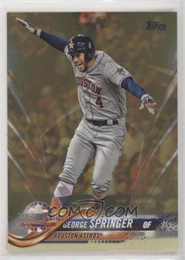 2018 Topps Update Series - [Base] - Gold #US121 - All-Star - George Springer /2018