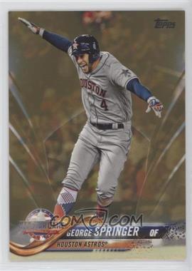 2018 Topps Update Series - [Base] - Gold #US121 - All-Star - George Springer /2018
