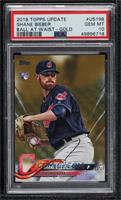 Shane Bieber [PSA 10 GEM MT] #/2,018