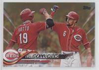 Thunder & Lightning (Joey Votto & Billy Hamilton) #/2,018