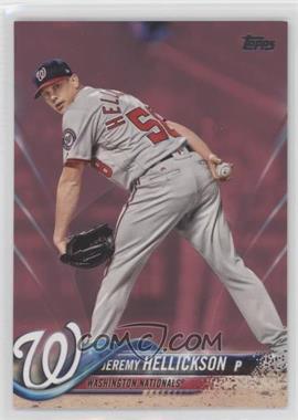 2018 Topps Update Series - [Base] - Mother's Day Hot Pink #US92 - Jeremy Hellickson /50