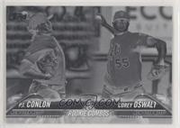 Rookie Combos - P.J. Conlon, Corey Oswalt