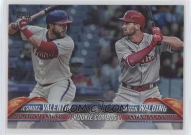 2018 Topps Update Series - [Base] - Rainbow Foil #US106 - Rookie Combos - Jesmuel Valentin, Mitch Walding