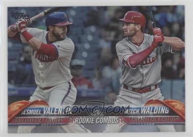 2018 Topps Update Series - [Base] - Rainbow Foil #US106 - Rookie Combos - Jesmuel Valentin, Mitch Walding