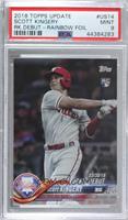 Rookie Debut - Scott Kingery [PSA 9 MINT]