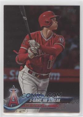 2018 Topps Update Series - [Base] - Rainbow Foil #US189 - Checklist - 3-Game HR Streak (April 3rd-6th, 2018)