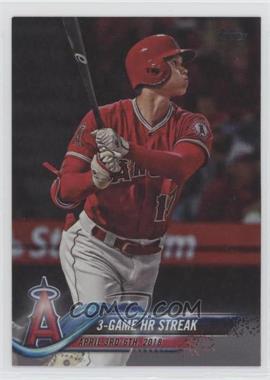 2018 Topps Update Series - [Base] - Rainbow Foil #US189 - Checklist - 3-Game HR Streak (April 3rd-6th, 2018)