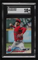 Shohei Ohtani (Pitching, Red Jersey) [SGC 10 GEM]