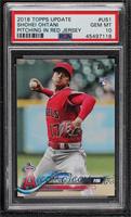 Shohei Ohtani (Pitching, Red Jersey) [PSA 10 GEM MT]