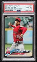 Shohei Ohtani (Pitching, Red Jersey) [PSA 10 GEM MT]