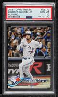 Lourdes Gurriel Jr. (Running, White Jersey) [PSA 10 GEM MT]