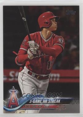 2018 Topps Update Series - [Base] #US189 - Checklist - 3-Game HR Streak (April 3rd-6th, 2018)