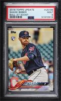 Shane Bieber (Sleeve Patch Visible) [PSA 9 MINT]