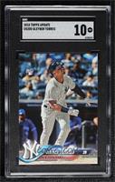 Gleyber Torres (Batting, Pinstriped Jersey) [SGC 10 GEM]