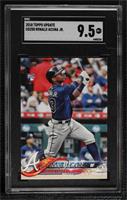 Ronald Acuna Jr. (Vertical, Blue Jersey) [SGC 9.5 Mint+]