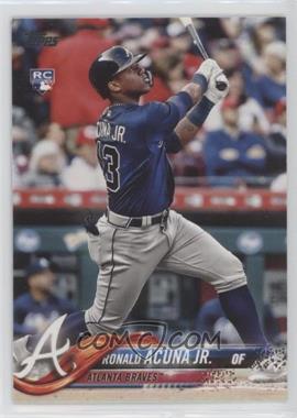 2018 Topps Update Series - [Base] #US250.1 - Ronald Acuna Jr. (Vertical, Blue Jersey)