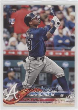 2018 Topps Update Series - [Base] #US250.1 - Ronald Acuna Jr. (Vertical, Blue Jersey)