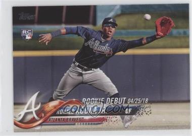 2018 Topps Update Series - [Base] #US252 - Rookie Debut - Ronald Acuna Jr.