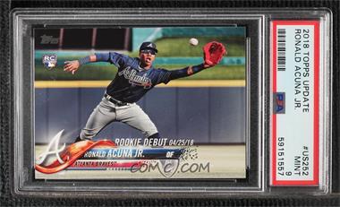 2018 Topps Update Series - [Base] #US252 - Rookie Debut - Ronald Acuna [PSA 9 MINT]