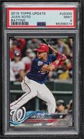 Juan Soto (Vertical, Blue Jersey) [PSA 9 MINT]