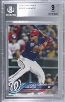 Juan Soto (Vertical, Blue Jersey) [BGS 9 MINT]