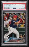 Juan Soto (Vertical, Blue Jersey) [PSA 9 MINT]