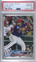 Juan Soto (Vertical, Blue Jersey) [PSA 10 GEM MT]