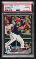 Juan Soto (Vertical, Blue Jersey) [PSA 10 GEM MT]