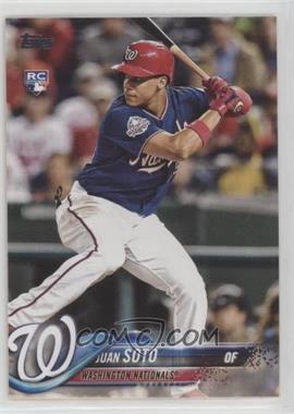 2018 Topps Update Series - [Base] #US300.1 - Juan Soto (Vertical, Blue Jersey)