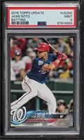 Juan Soto (Vertical, Blue Jersey) [PSA 9 MINT]