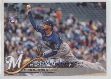 2018 Topps Update Series - [Base] #US39.1 - Freddy Peralta (Horizontal, Jersey Number Hidden)