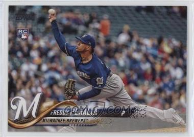 2018 Topps Update Series - [Base] #US39.1 - Freddy Peralta (Horizontal, Jersey Number Hidden)