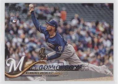 2018 Topps Update Series - [Base] #US39.1 - Freddy Peralta (Horizontal, Jersey Number Hidden)